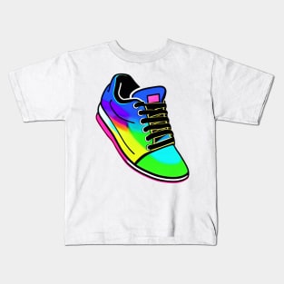 Rainbow Sneaker Kids T-Shirt